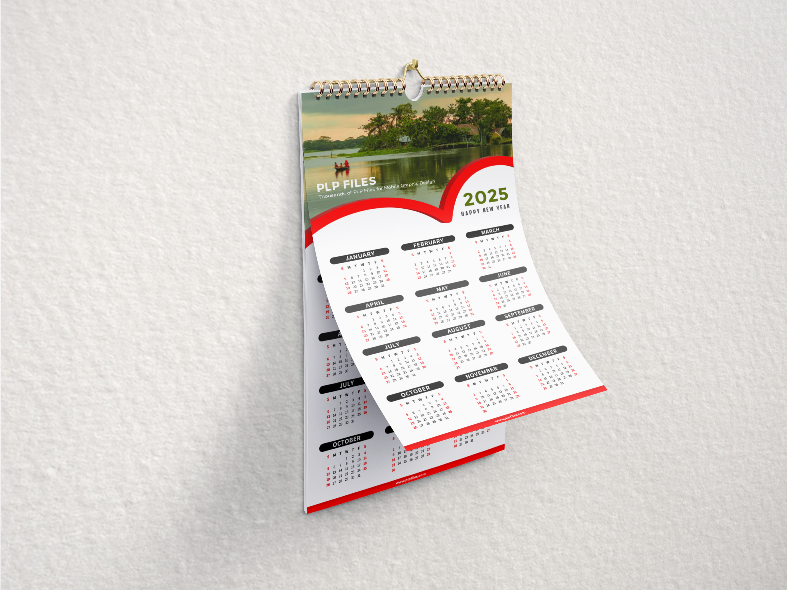Download 2025 Calendar PLP File Free downloadable 2025 calendar PLP file, editable design template.