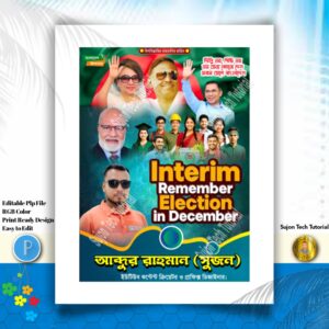 bnp ইন্টেরিস রিমেম্বারনইলেকশন ইন ডিসেম্বার এর পোস্টার .plp